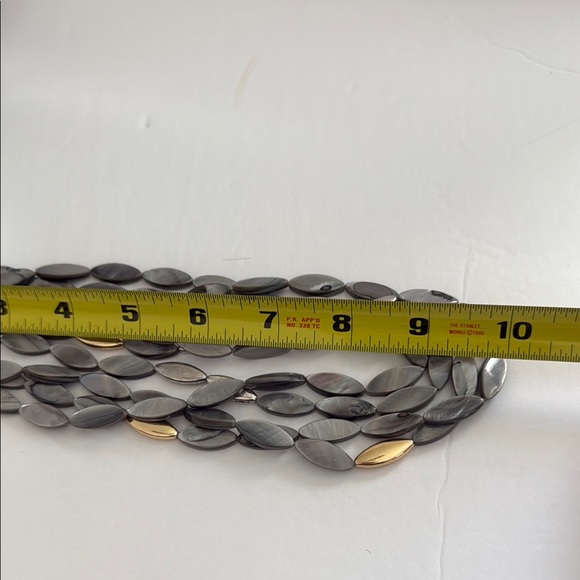 New Chico’s Elegant Multi-Strand Silver and Gold Necklace - Picture 10 of 10